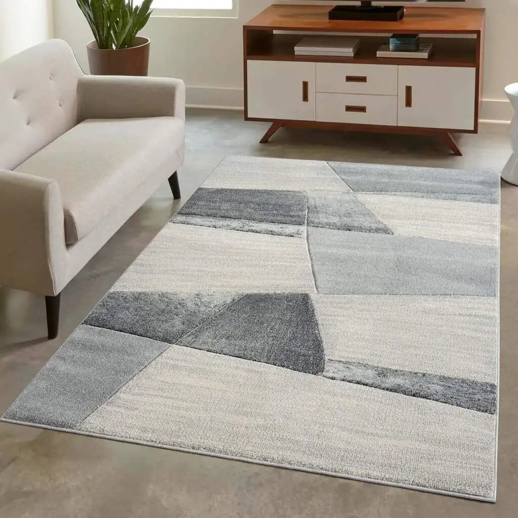 

Ковер Городской ковер "BONITO9053", прямоугольный Carpet City 160х230 см, серый