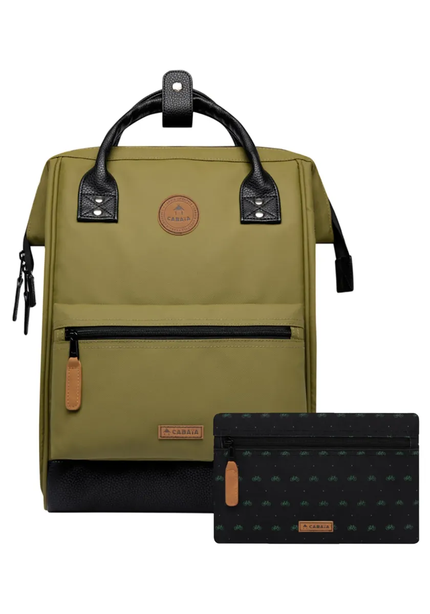 

CABAIA Daypack "Adventurer M Water Recycled", водонепроницаемый городской рюкзак, зеленый