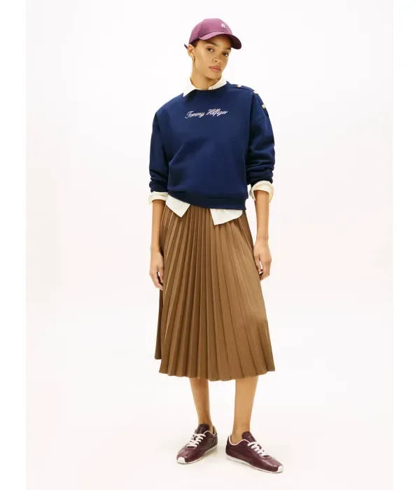 Толстовка relaxed fit Tommy Hilfiger, темно-синий — фото 2