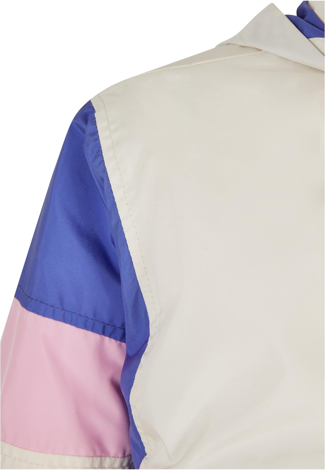 Функциональная куртка Urban Classics Windbreaker, цвет whitesand/purpleday/girlypink — фото 4