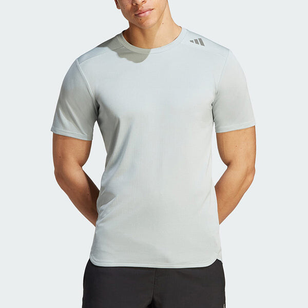 Футболка с дизайном 4 training heat.rdy hiit training tee Adidas, серебряный — фото 2