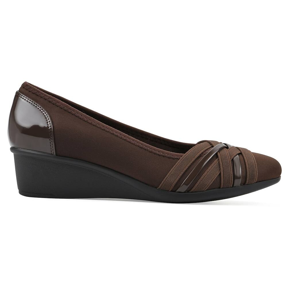 Женские туфли Cliffs от White Mountain Bowie Женские туфли на танкетке Cliffs by White Mountain, цвет Black Nylon — фото 2