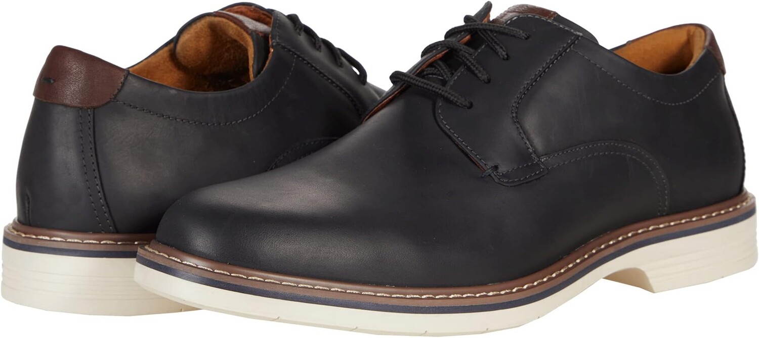 

Оксфорды Norwalk Plain Toe Oxford Florsheim, цвет Black Crazy Horse