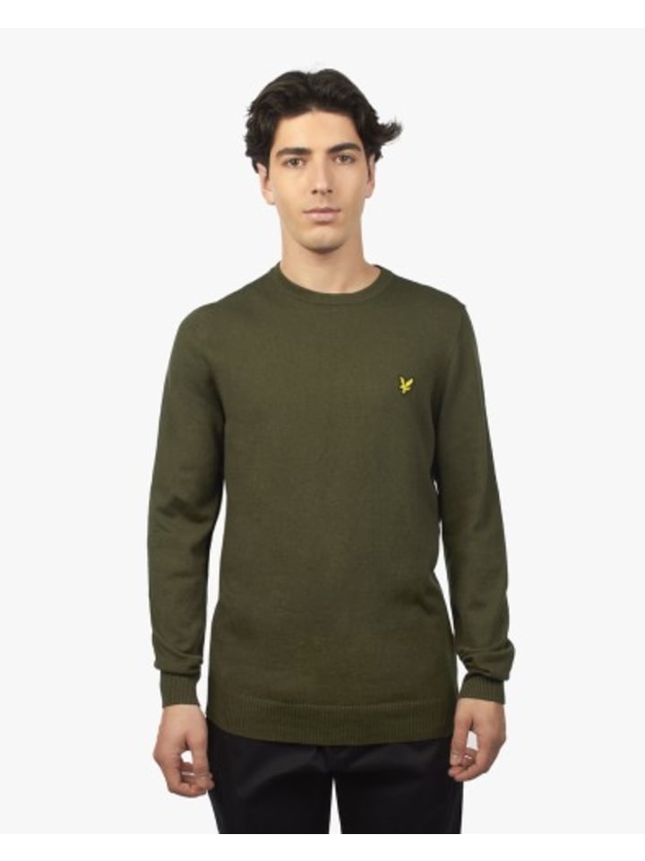 

Пуловер Lyle & Scott, зеленый