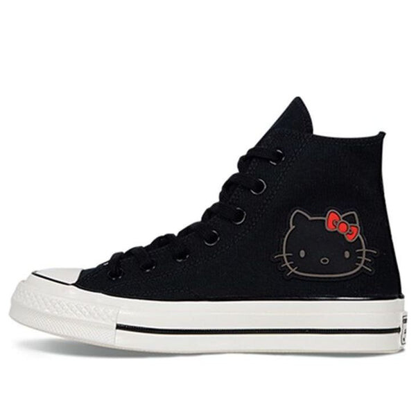 

Кроссовки hello kitty x chuck 70 hi top 'black' Converse, черный