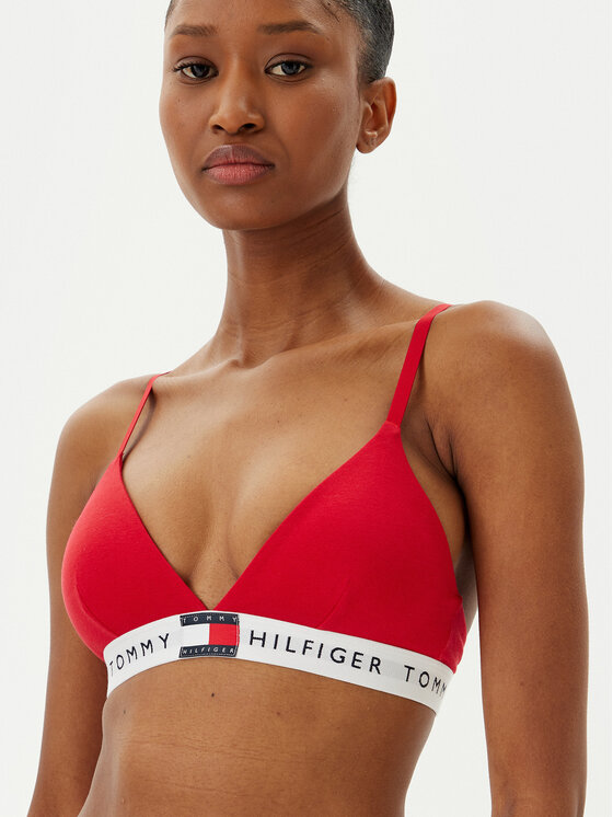 Бюстгальтер-Бралетт UW0UW06040 Tommy Hilfiger, красный — фото 4