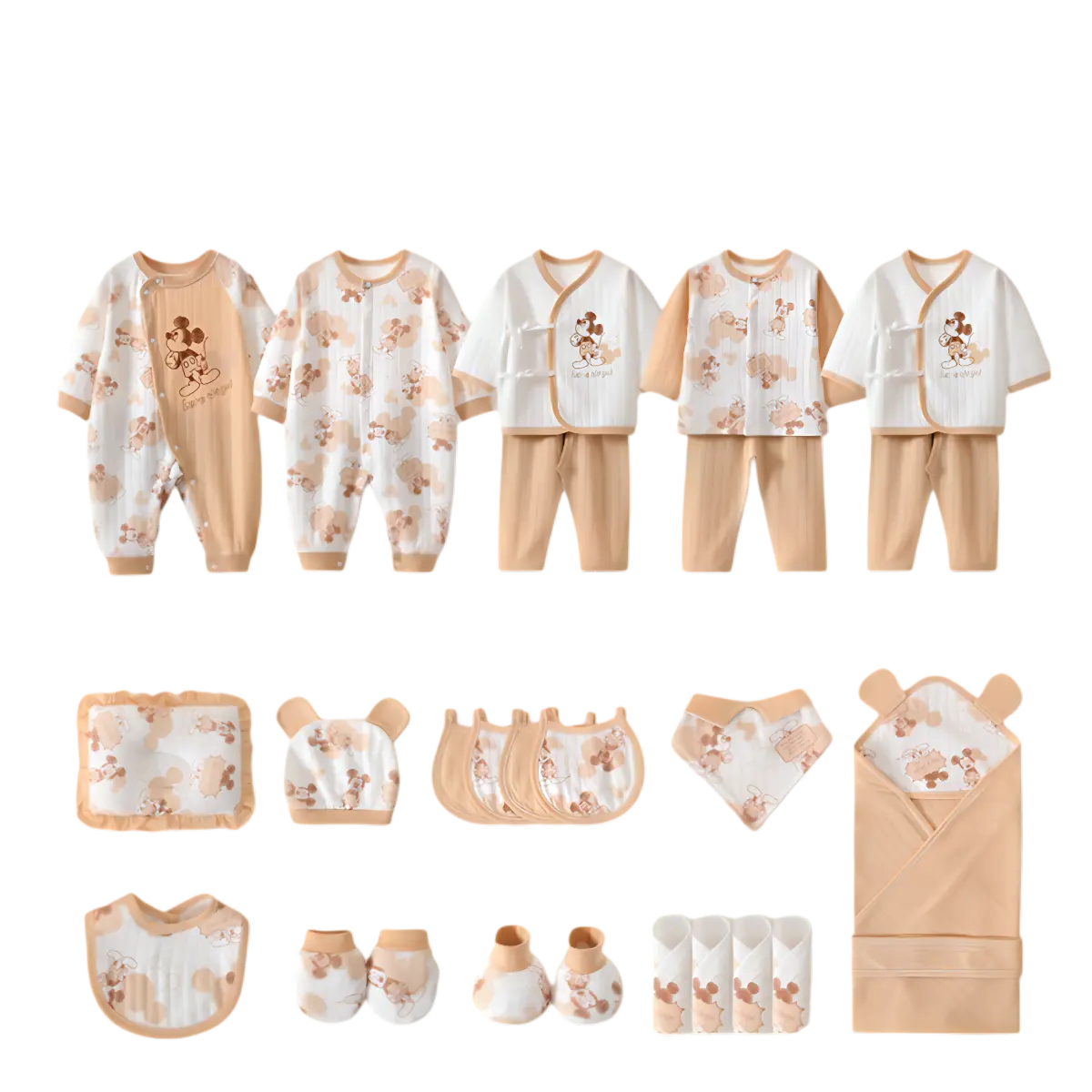 

Подарочная коробка для малышей и детей ясельного возраста Disney, [Suitcase]26 Pcs Set Thermal Coffee