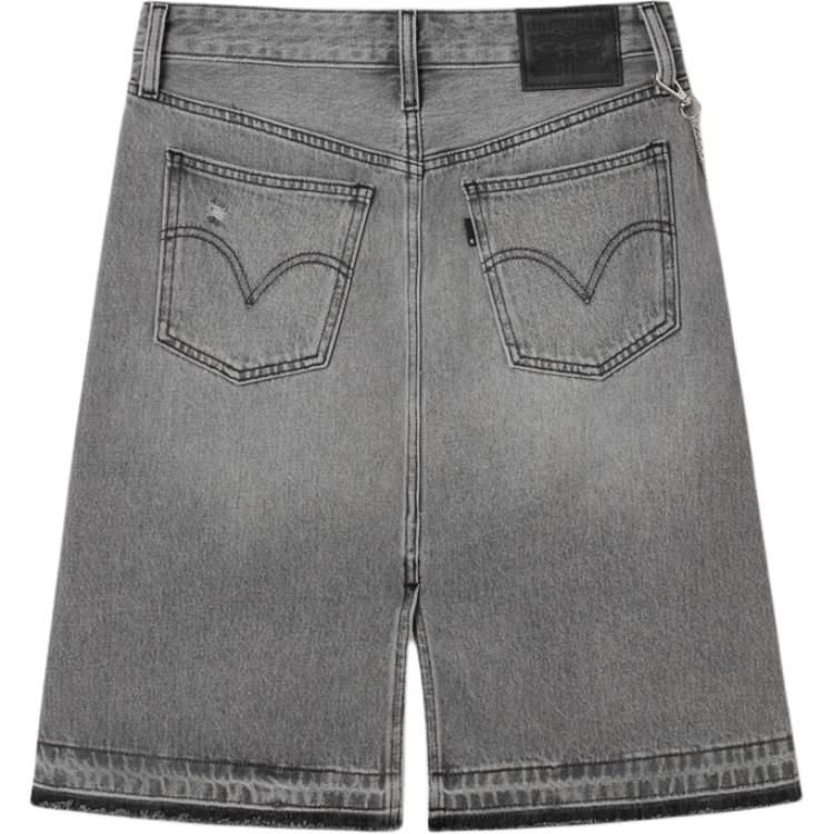Levis Джинсовая короткая юбка levi's женская black — фото 2