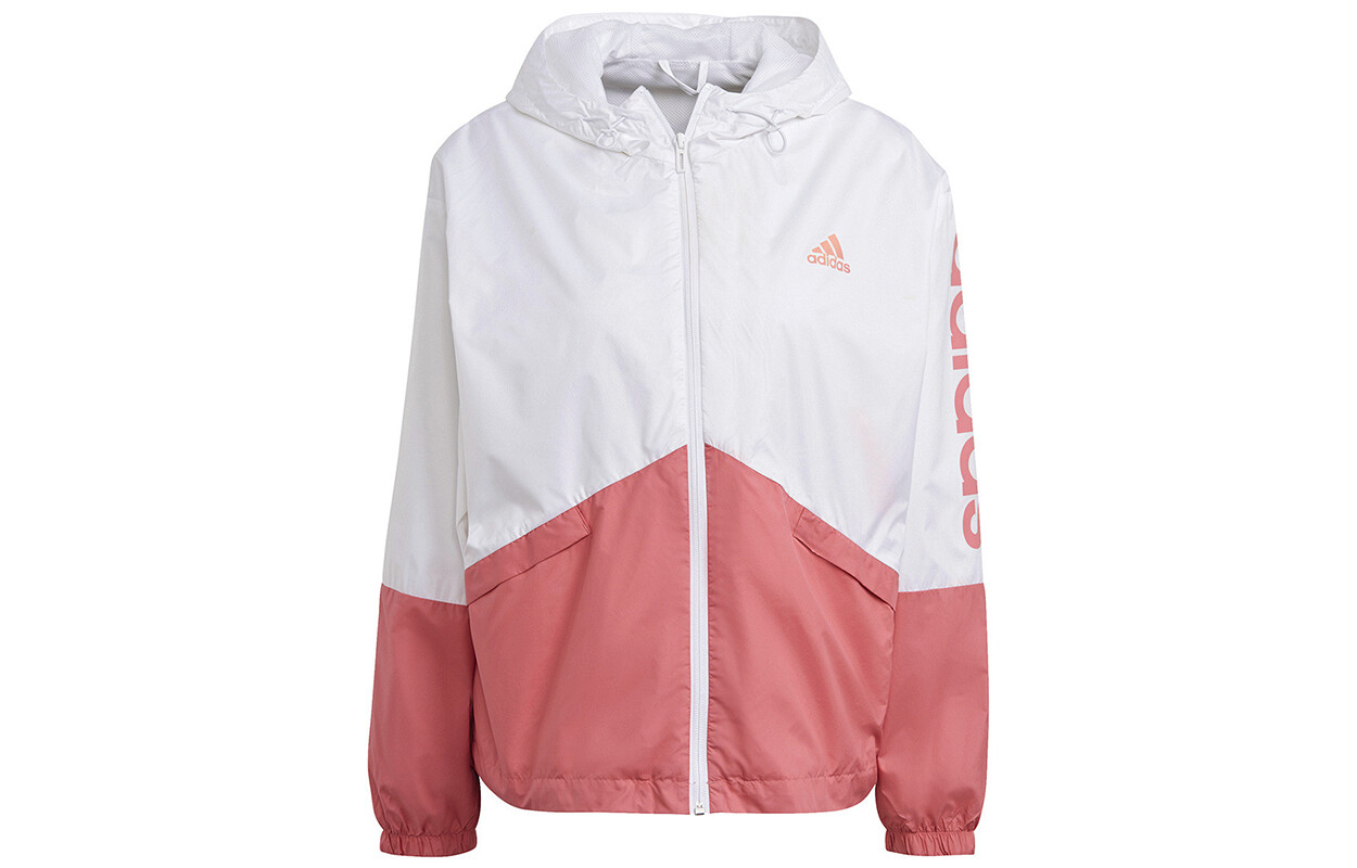 

Куртка женская белая/розовая Adidas