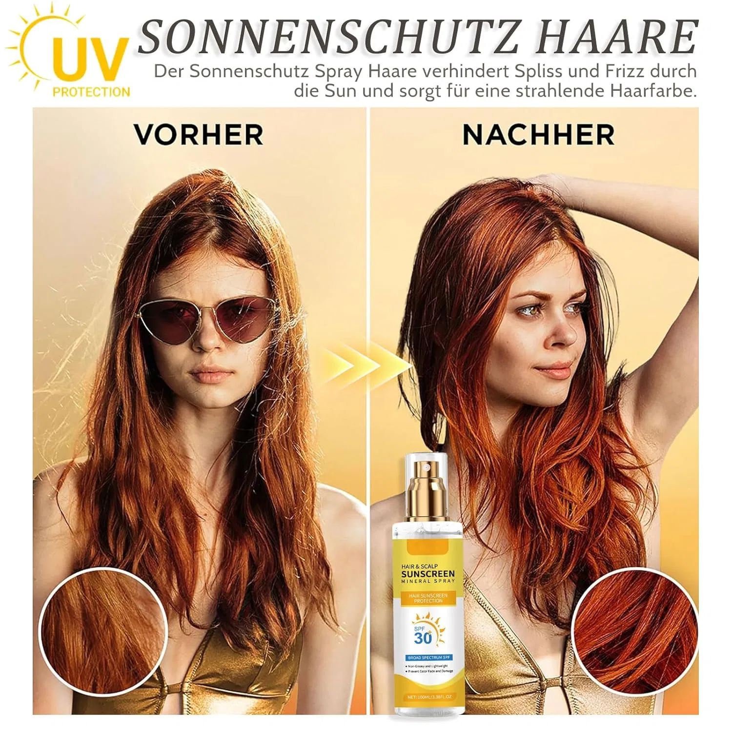 Спрей для защиты кожи головы и волос от солнца SPF 30+ Altherona — фото 3