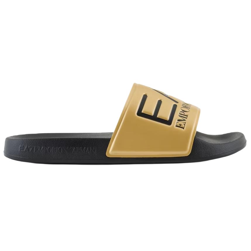 EMPORIO ARMANI EA7 Slide Slippers Unisex Yellow — фото 3