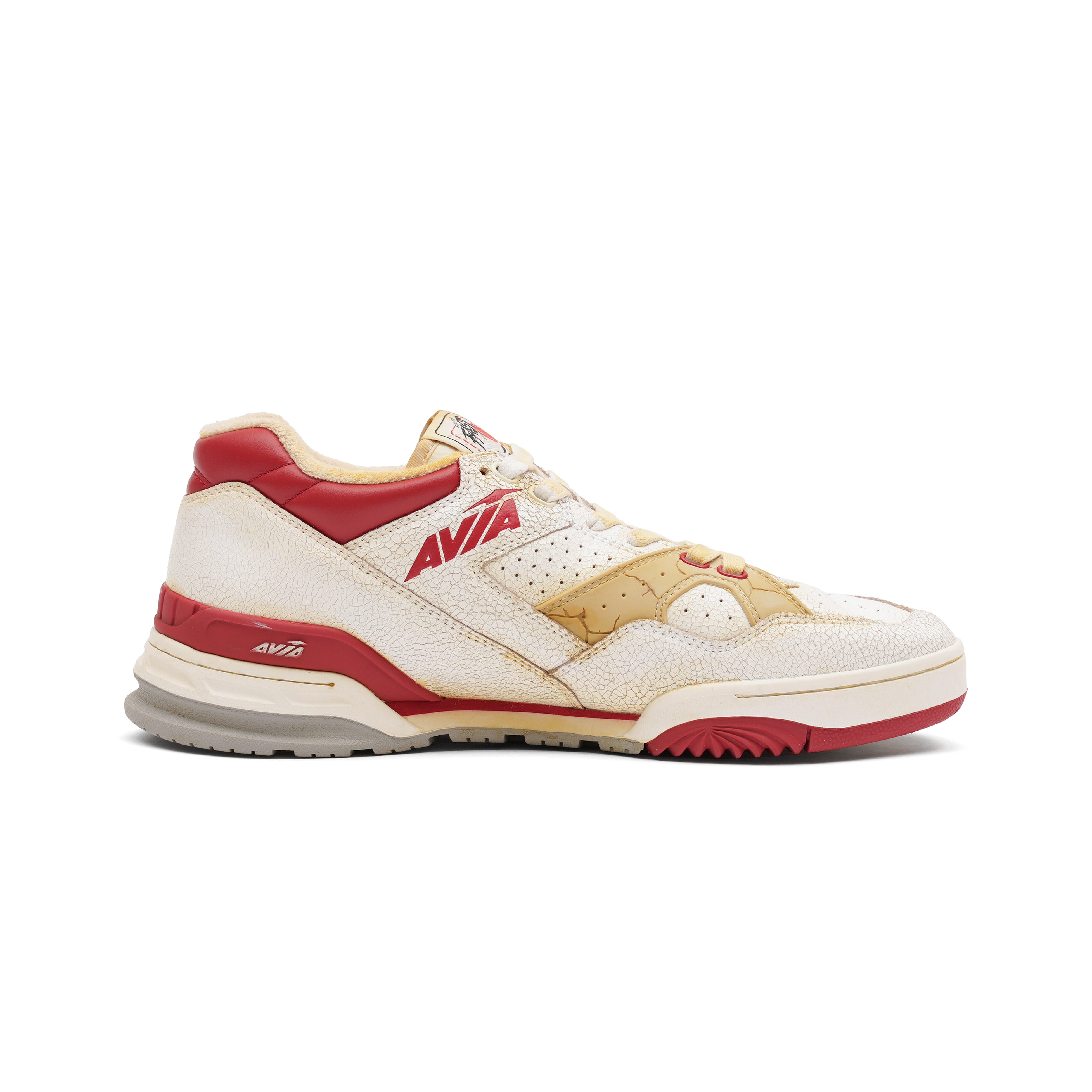 

Кроссовки Avia 855 Series Vintage Basketball Shoes Unisex Low-top White/red, красный