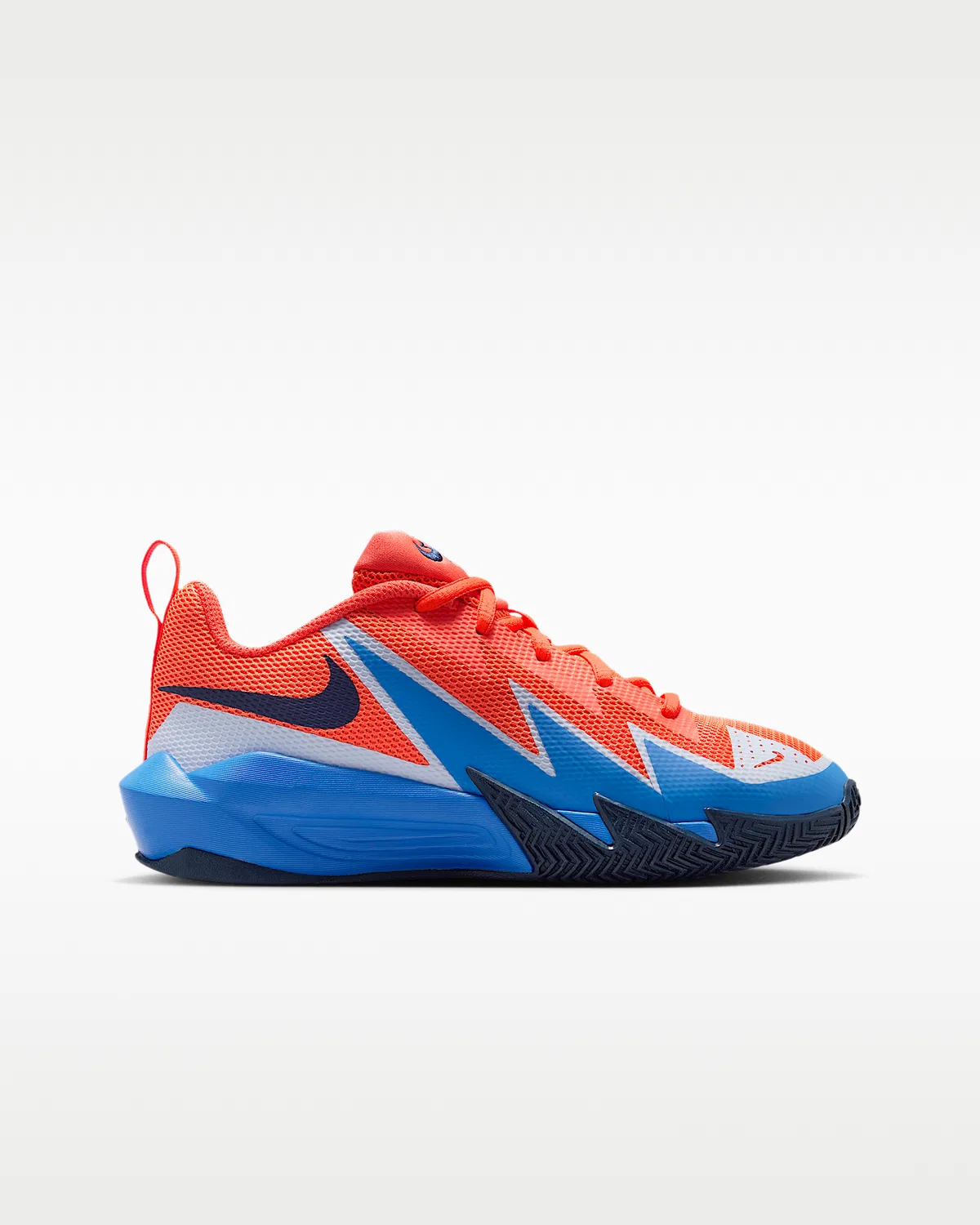 Кроссовки баскетбольные Nike S.T. Dynamite для старших детей, Turf Orange/Blue Crystal/Hydrogen Blue/Midnight Navy — фото 3