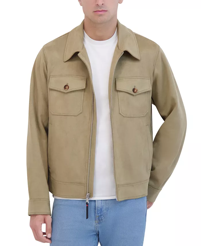 

Мужская куртка Field из искусственной замши Robert Graham, коричневый/бежевый