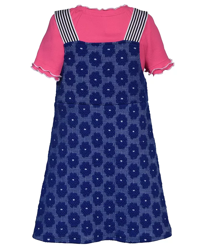 

Платье-комбинезон с цветочным принтом для девочек Toddler и Little Girls Bonnie Jean