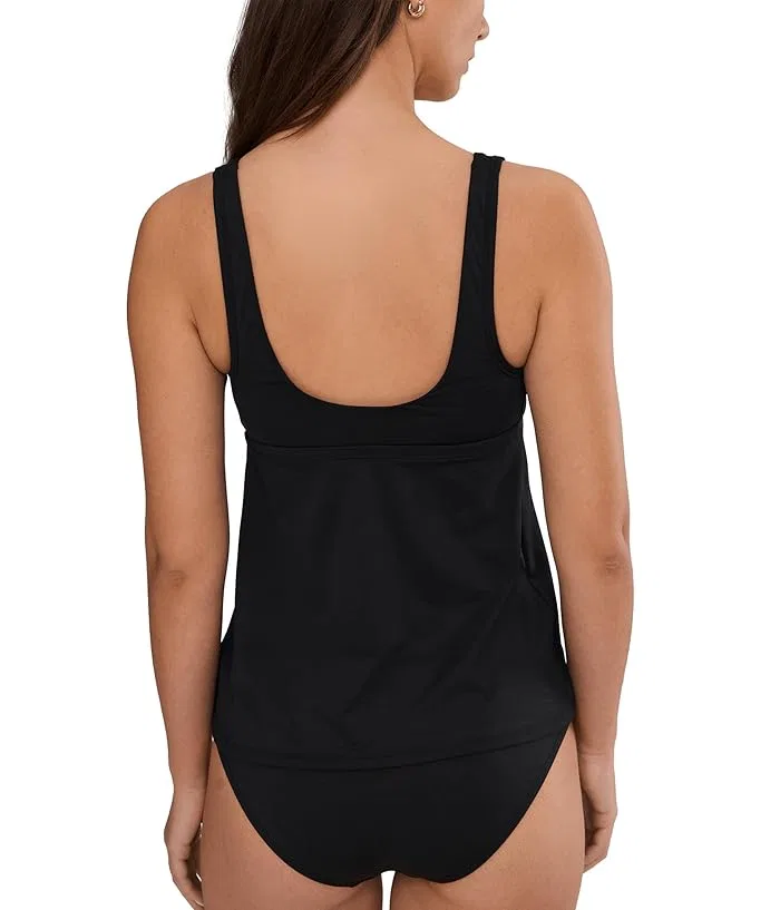 Танкини Nike Effortless Essential Scoop Neck, Black — фото 4