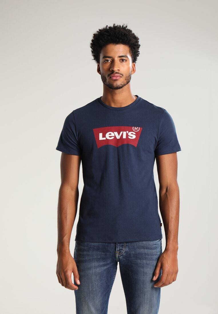 

Футболка с принтом Levi's, темно-синий