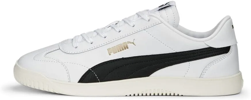Мужские кроссовки PUMA Club 5v5, белый/черный/золотой — фото 2