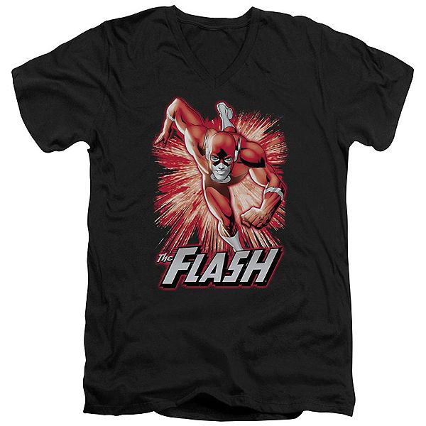 

Футболка с V-образным вырезом Justice League of America Flash красная и серая Licensed Character