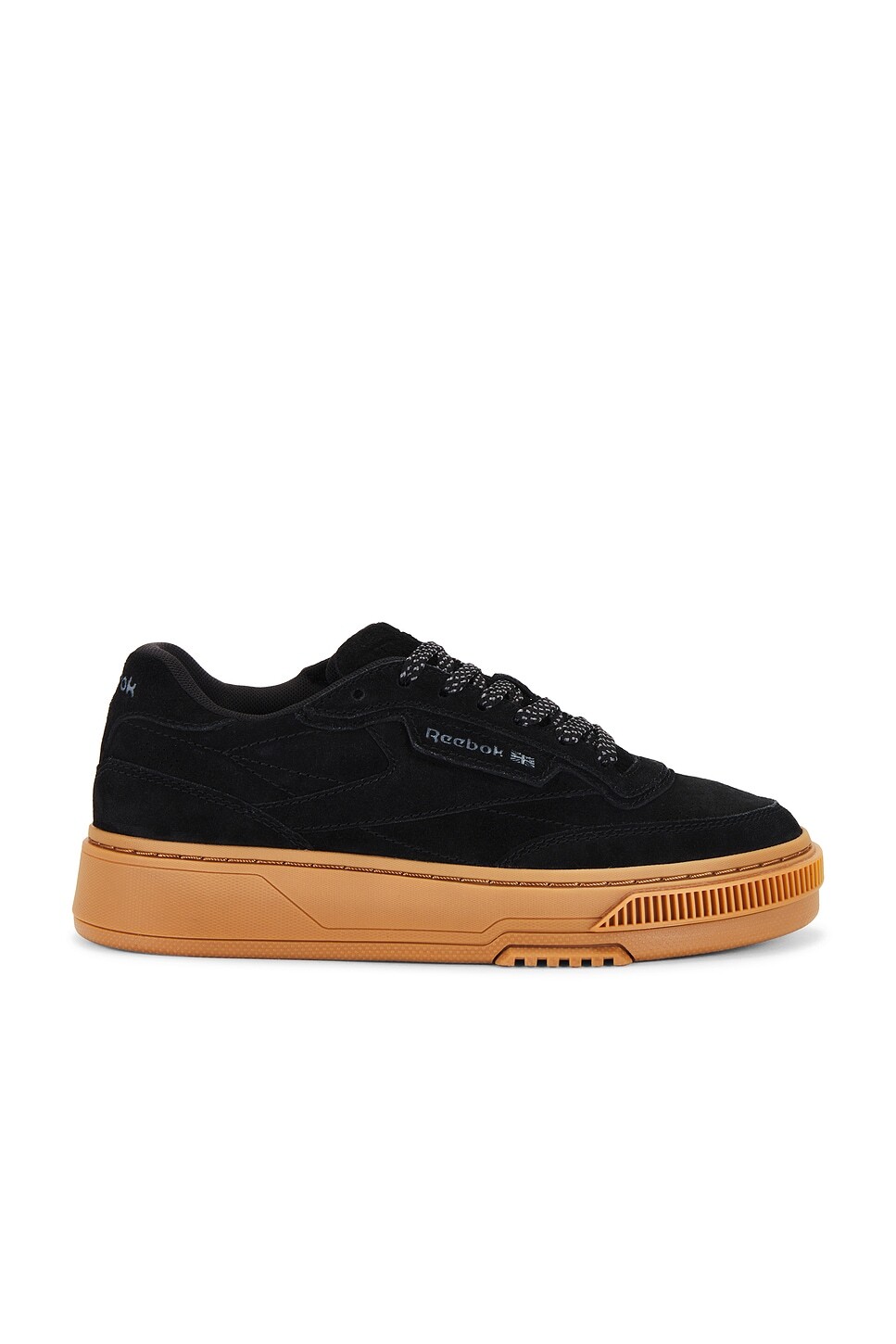 Замшевые кроссовки Club C LTD Reebok, черный