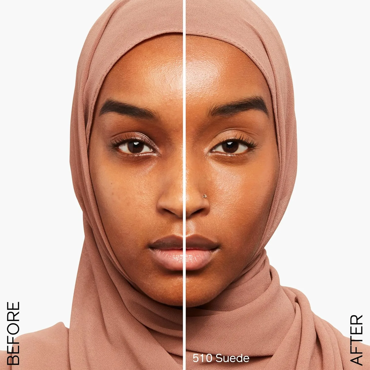Shiseido Synchro Skin Radiant Lifting Foundation SPF 30, 510 Suede, 30 мл, среднее и полное покрытие, 24-часовая гидратация, #460 — фото 3
