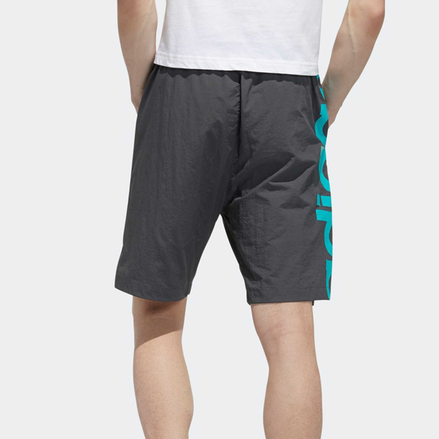 Спортивные шорты мужские серые Adidas Neo, серый — фото 4
