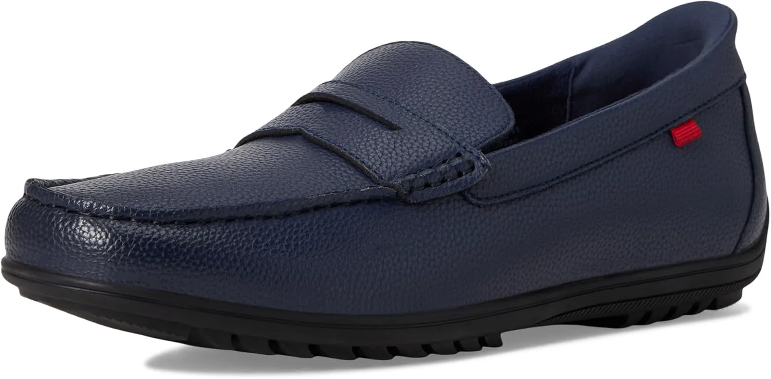 Marc Joseph New York Men's Casual Hands Free Slip on Penny Loafers, темно-синий
