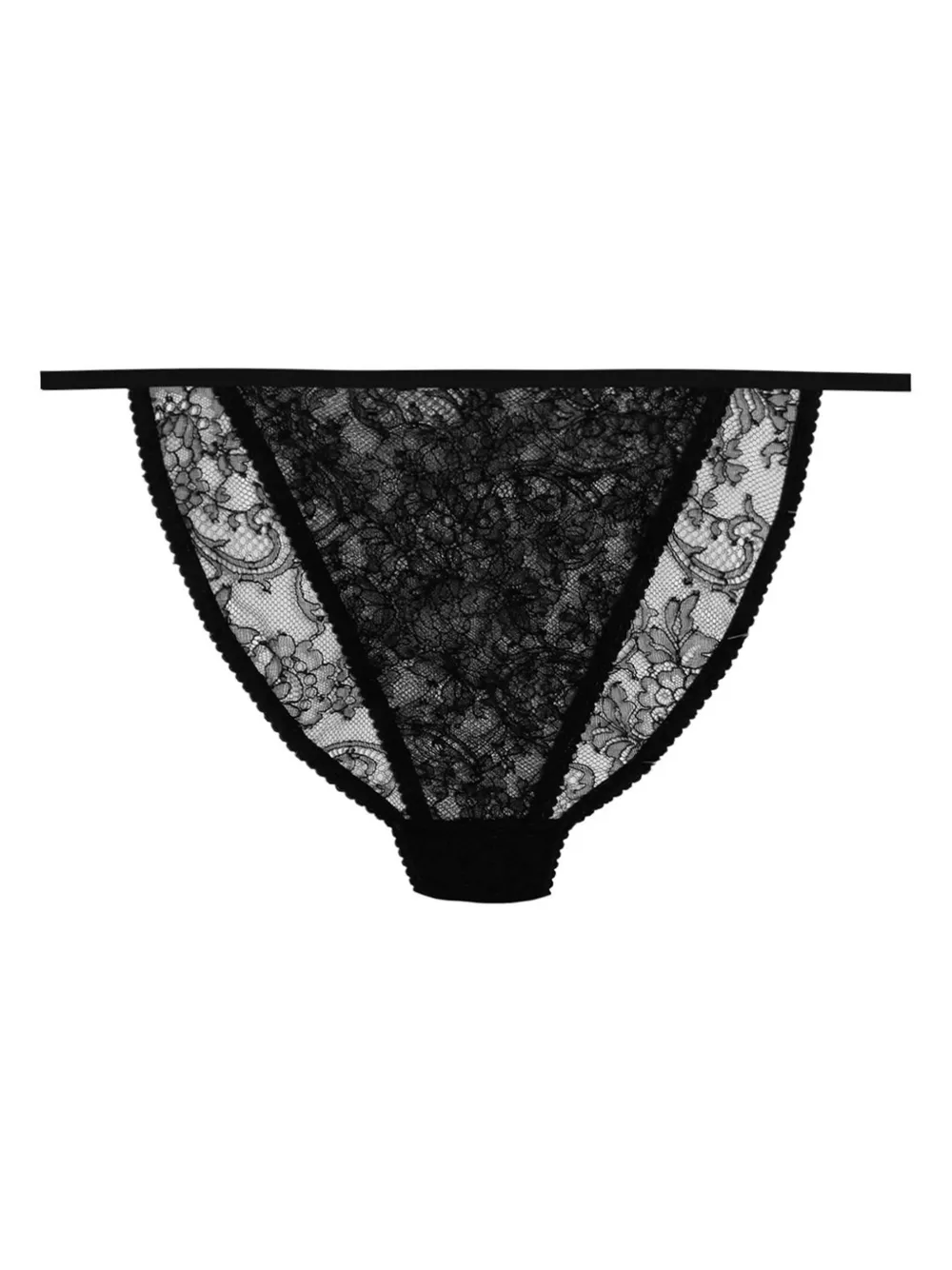 

Трусы-стринги с кружевом DOLCE & GABBANA, черный