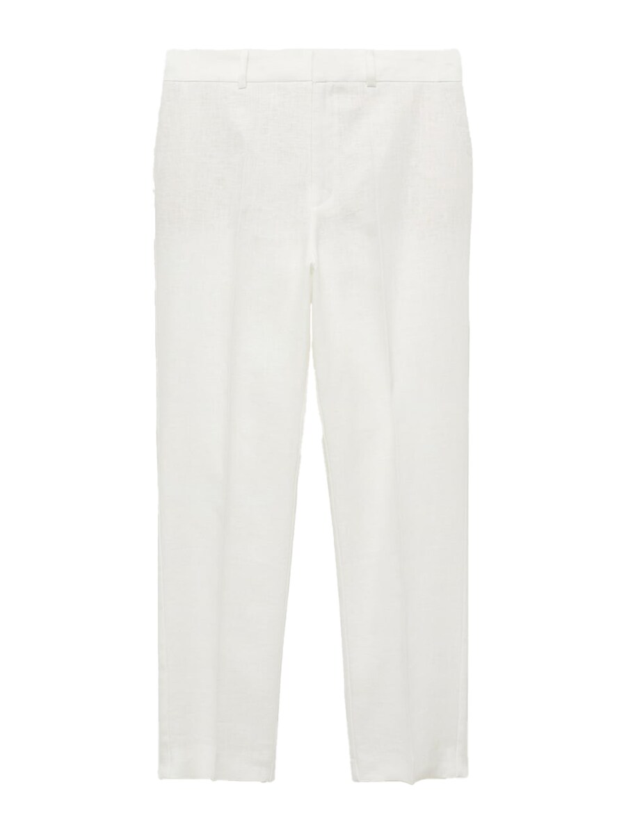 

Обычные плиссированные брюки MANGO Boreli, цвет mottled white