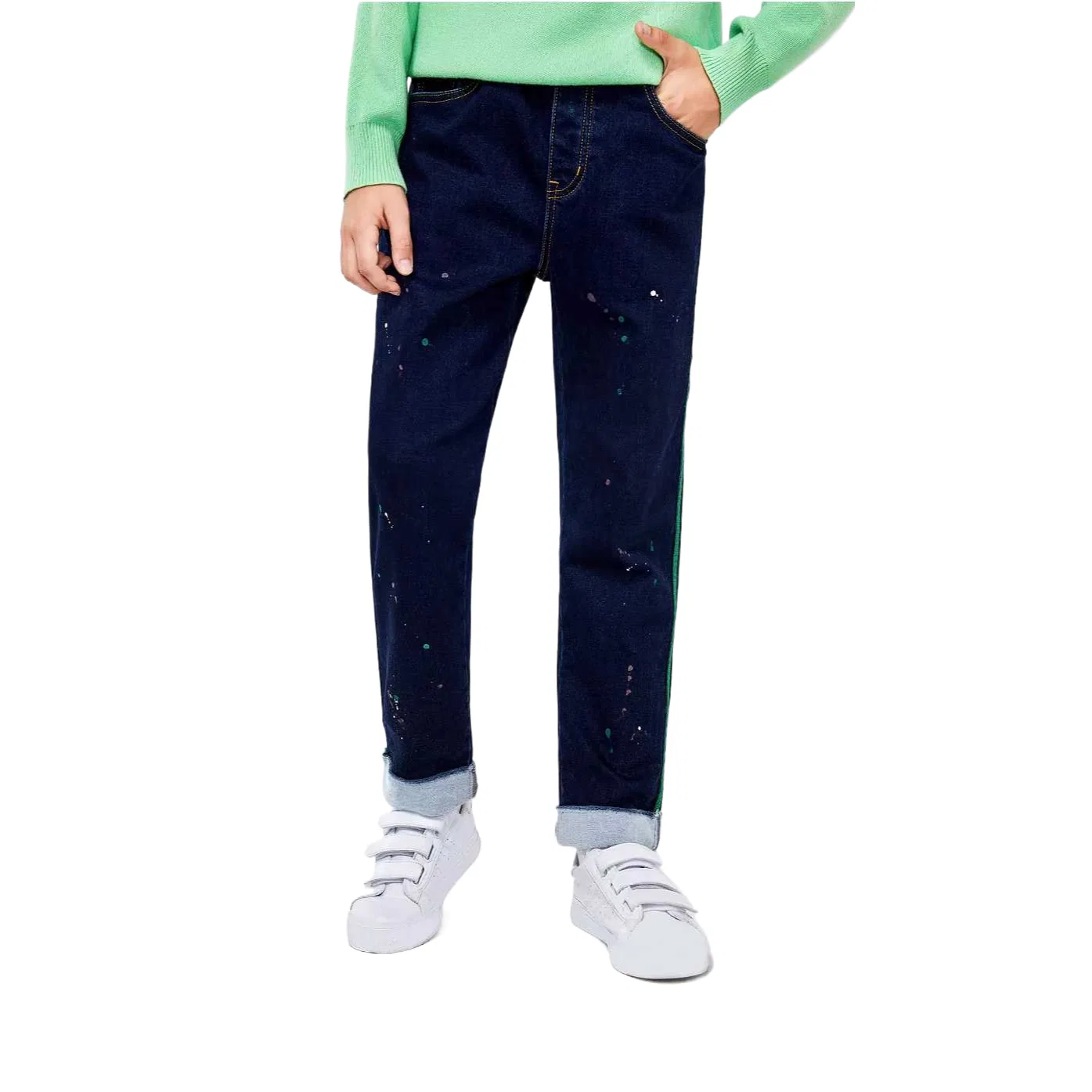 Джинсы Thickness LEE KIDS, Dark Blue — фото 4