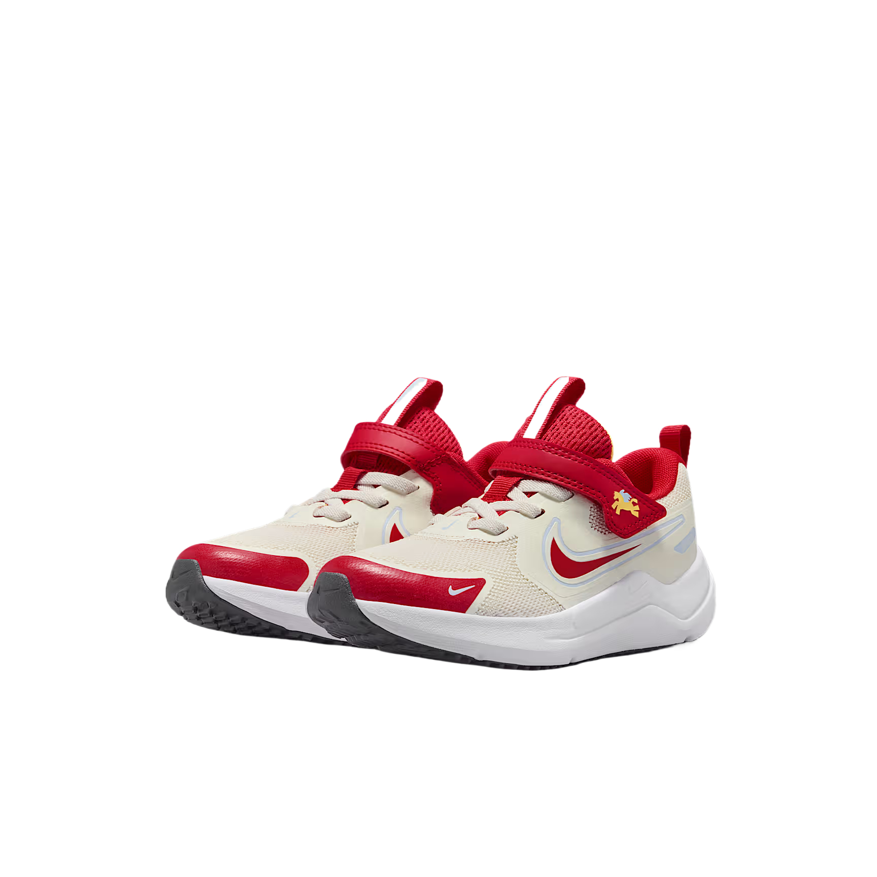 Rebound Low top Беговые кроссовки Kids' Nike, sail белый/белый/elegant topaz/university красный — фото 4
