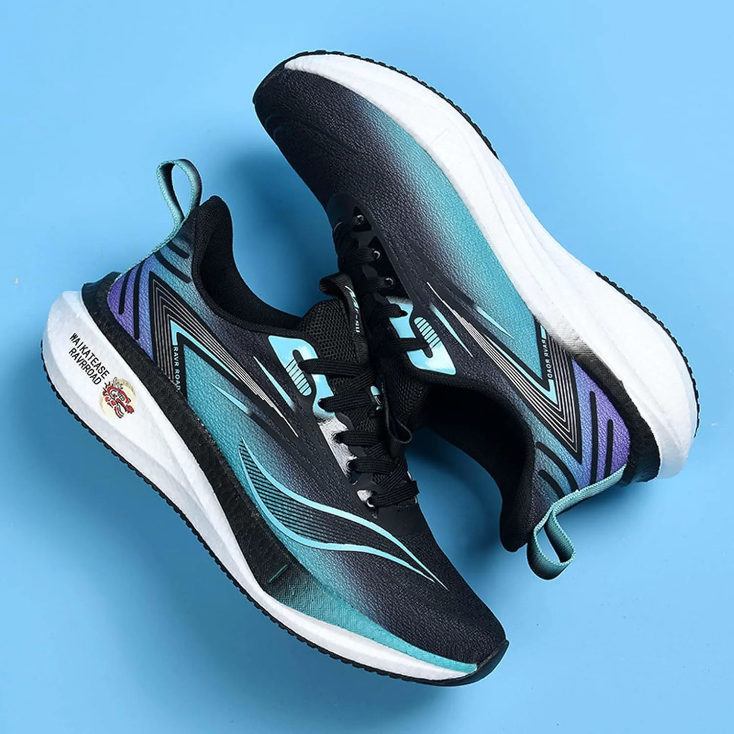 

Мужские и женские кроссовки с поддержкой свода стопы, удобные для бега, шнуровка, повседневные многофункциональные, износостойкая легкая подошва из ЭВА и резины DZBAJRQM, синий