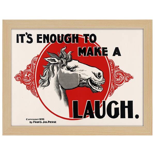 

Рамка для фотографий LegendArte Poster Make a Horse Laugh цвет eiche dekor
