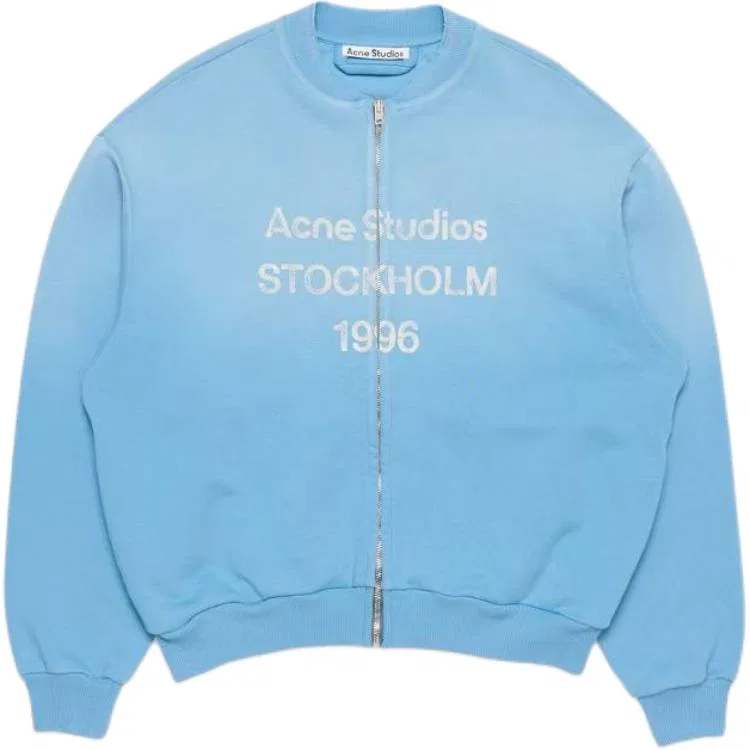 Свитшот коллекции Midsummer Capsule Acne Studios Glacier Blue