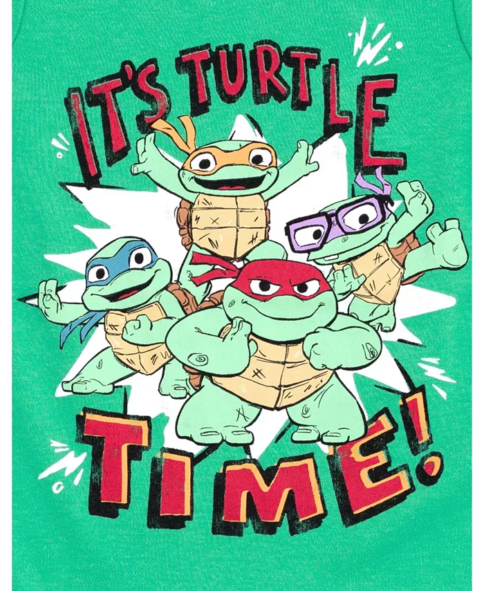 Комбинезон и шляпа-ведро для новорожденных и малышей Donatello Raphael Leonardo TEENAGE MUTANT NINJA TURTLES, зеленый — фото 3