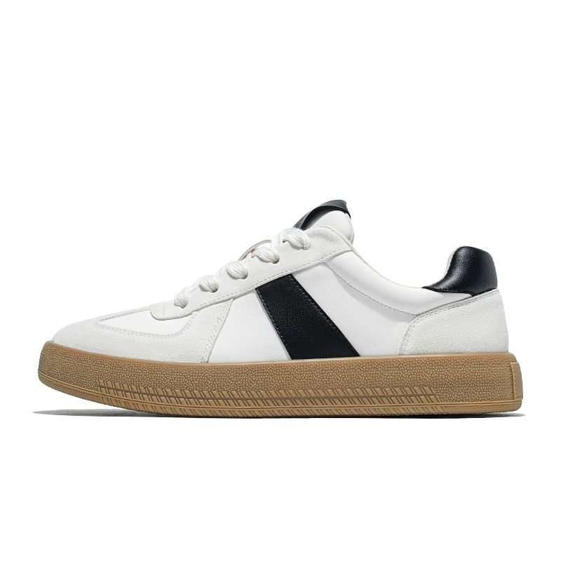 

MOERBAI Кроссовки для скейтбординга, быстросохнущие, износостойкие, легкие, увеличивающие рост, белые, мужские