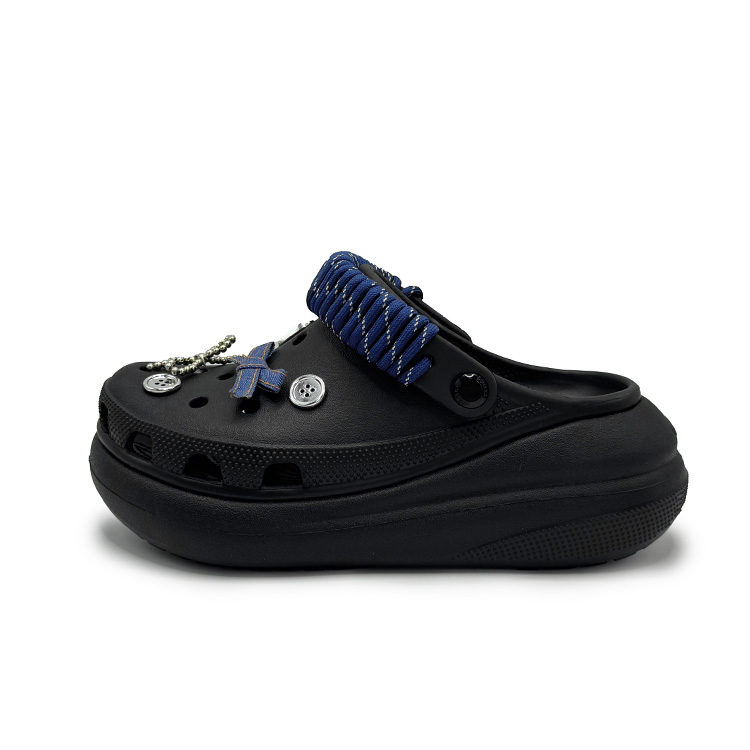 Crocs Классические джинсовые сабо для вечеринки, классические, женские, темно-синие