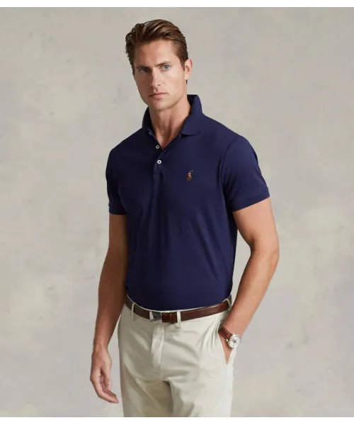 

Футболка поло Slim fit Polo Ralph Lauren, синий
