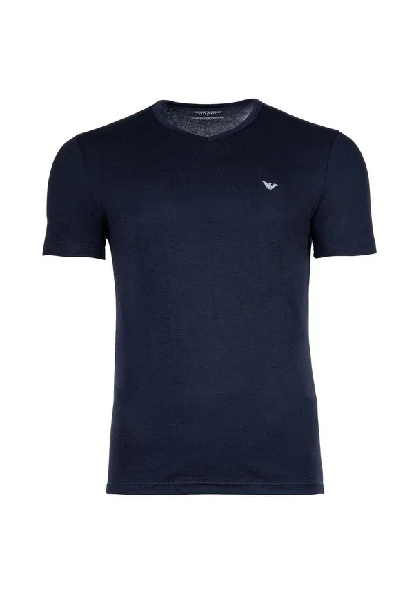 Футболка с V-образным вырезом Emporio Armani, 2 шт, синий/белый — фото 2