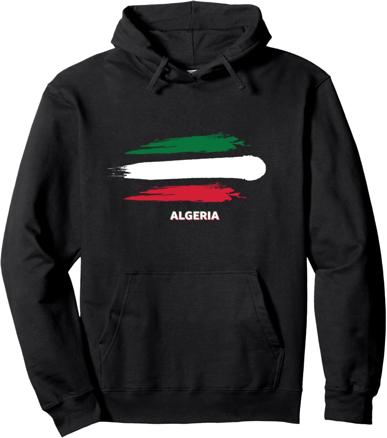 

Толстовка с флагом Алжира Algeria, черный