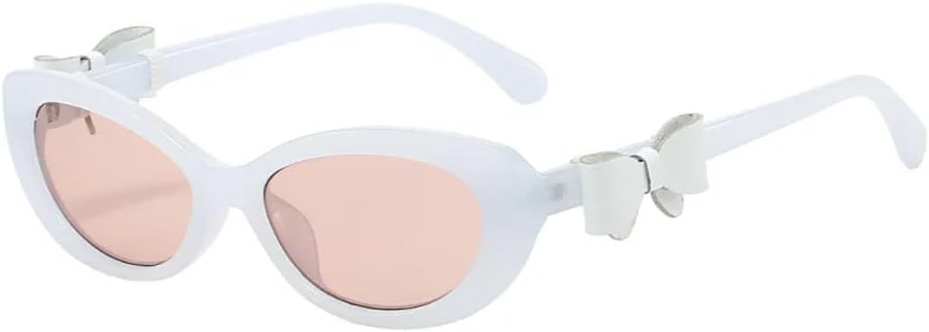 

Прекрасные женские модные солнцезащитные очки, маленькие «кошачий глаз», с бантом, для вечеринок, путешествий, пляжа, популярные солнцезащитные очки UATXTAU, Jelly Gray Pink