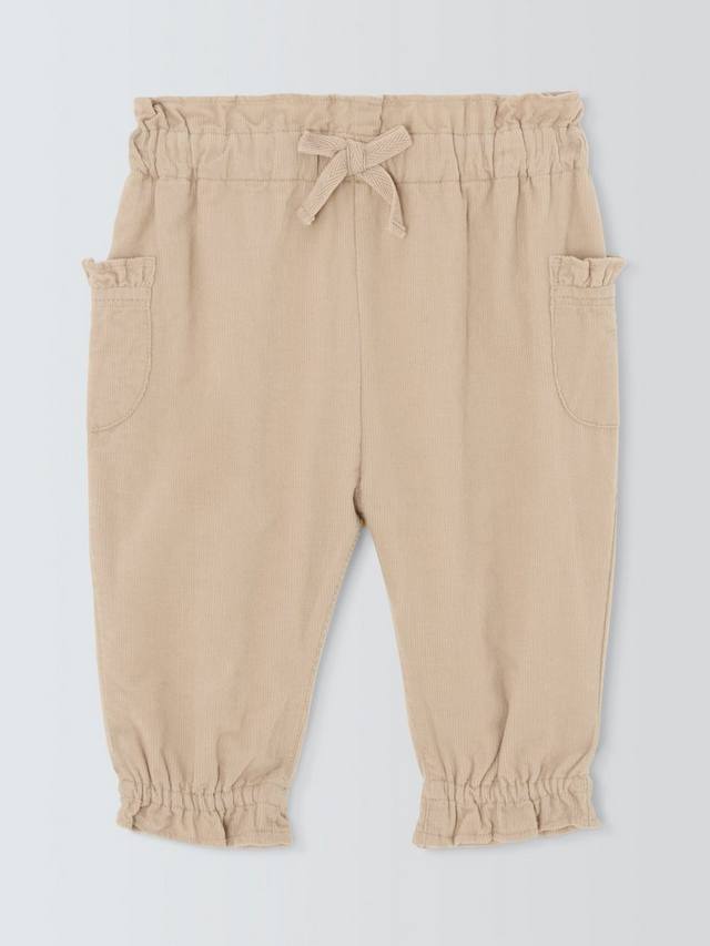 

Детские брюки с рюшами из вельвета John Lewis, Natural