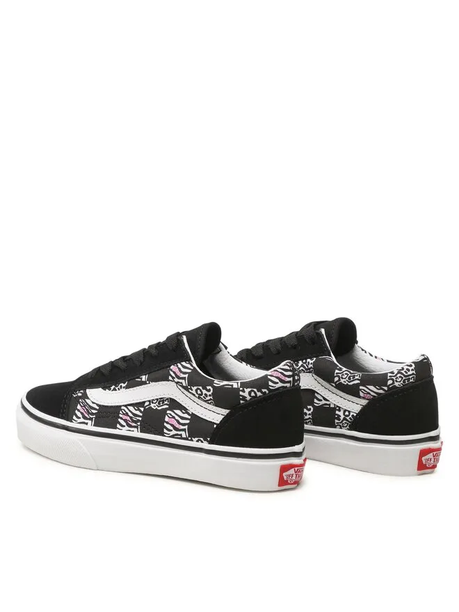 Vans Кроссовки Old Skool VN0A7Q5FBMA1 из черной ткани — фото 3