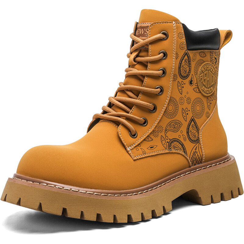 

Мужские ботинки Cahhrrn X Martin Boot Men Beige Zhengran