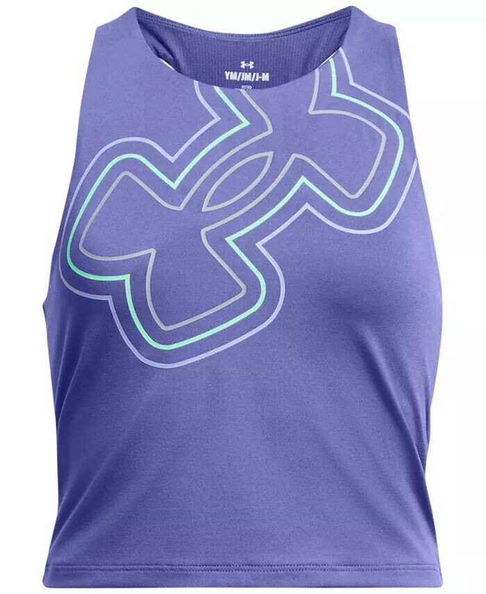 

Укороченная майка с графическим рисунком для больших девочек Under Armour, фиолетовый