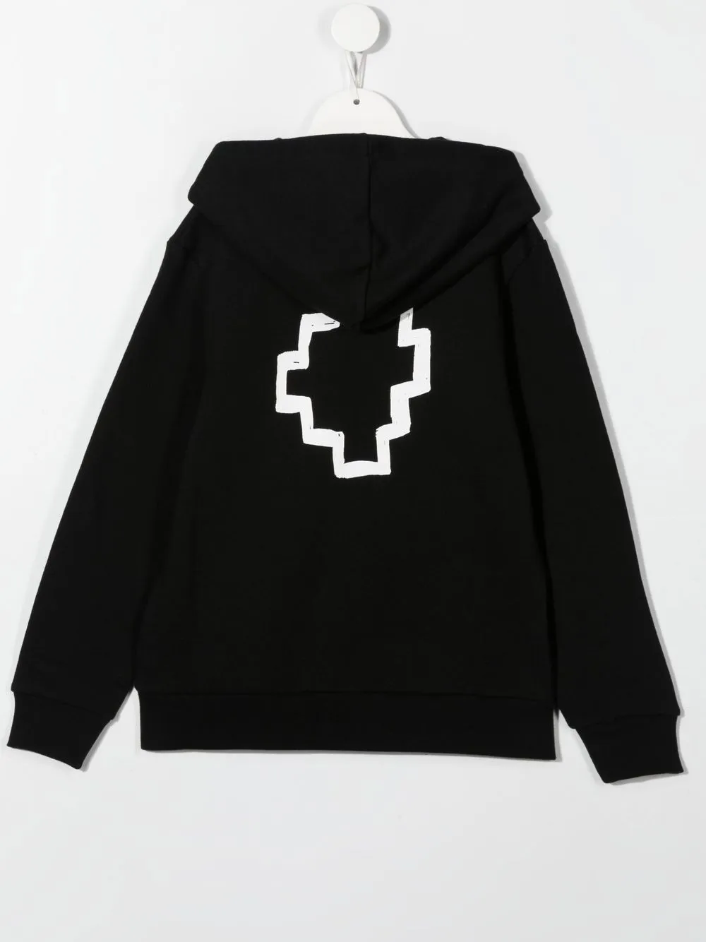 Худи с вышитым логотипом Marcelo Burlon County Of Milan Kids, черный — фото 2