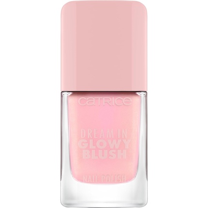 

Лак для ногтей Catrice Dream In Glowy Blush 080 Розовый Стойкий мерцающий без ацетона веганский без частиц микропластика без консервантов 10,5 мл