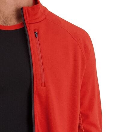 

Флисовая куртка Approach Merino Gridlock мужская Mons Royale, цвет Retro Red
