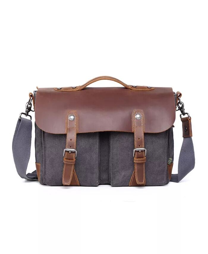 

Сумка-мессенджер Hudson Canvas TSD BRAND, серый