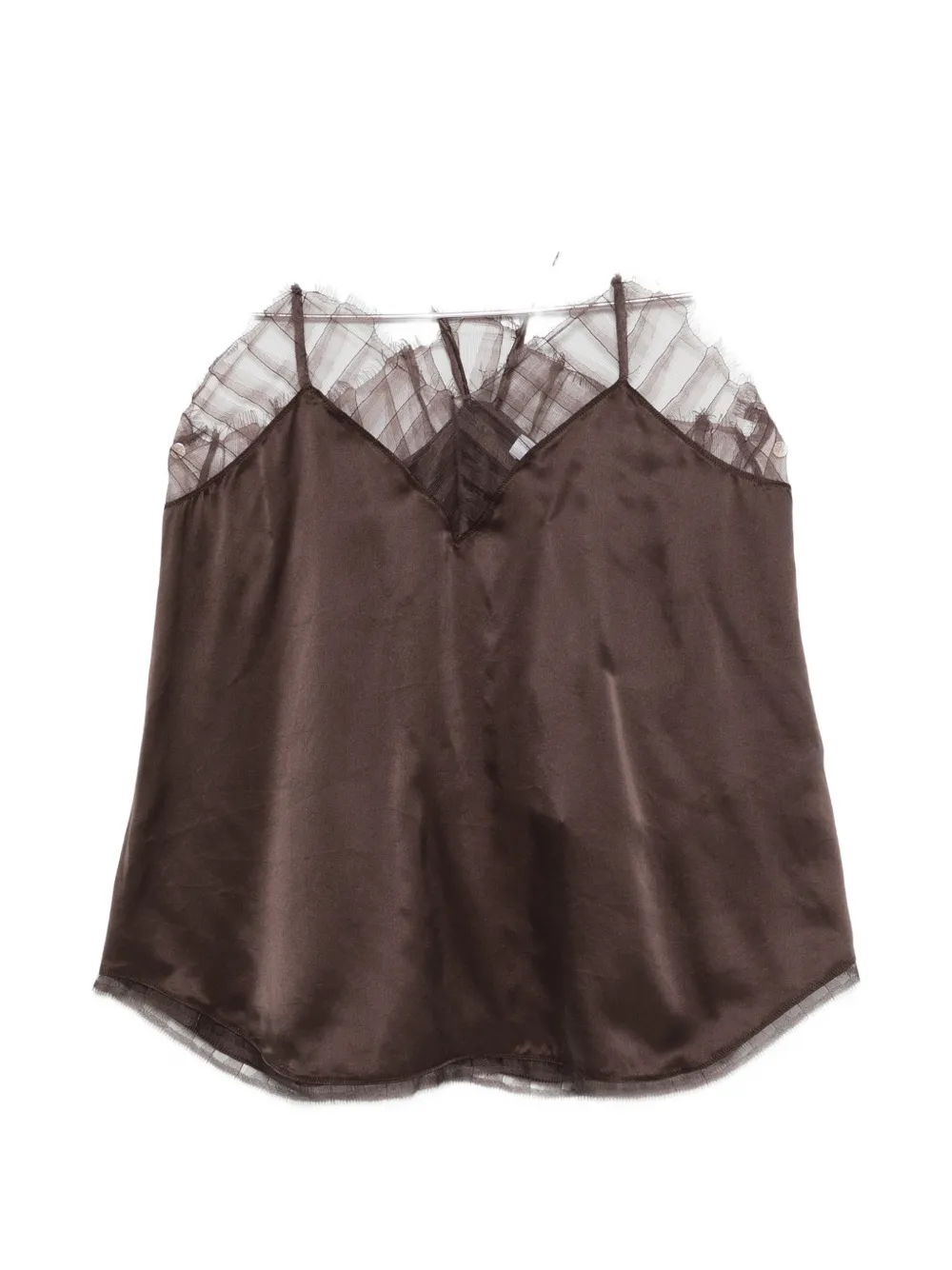 

Блузка Berwyn на бретелях с кружевной отделкой Iro, коричневый